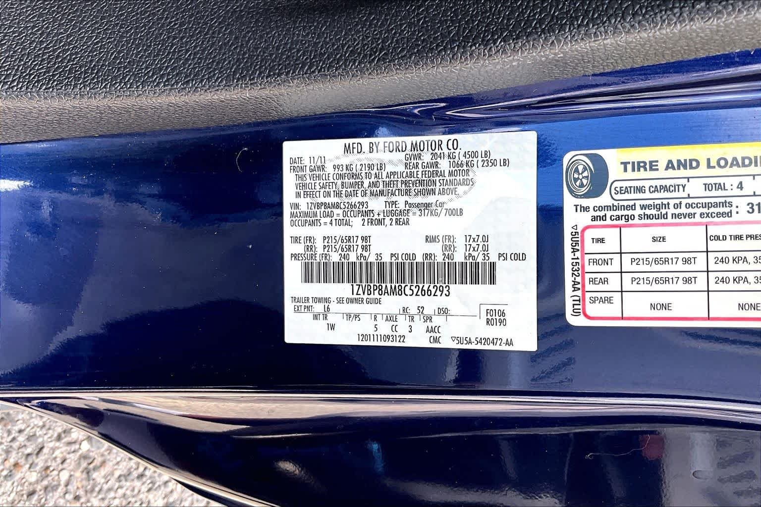Used 2012 Kona Blue Metallic Ford V6 image 34