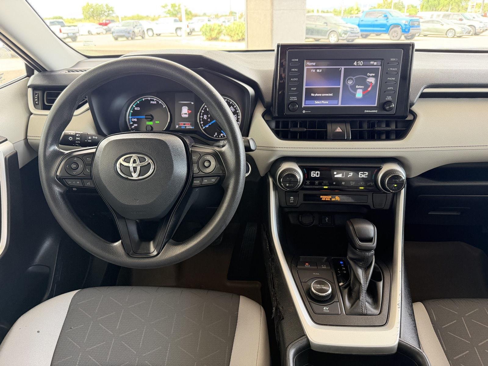 Used 2021 Silver Sky Metallic Toyota Hybrid XLE image 24