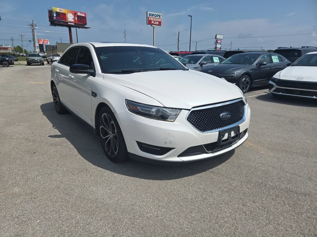 Used 2017 White Platinum Metallic Tri-Coat Ford SHO image 1