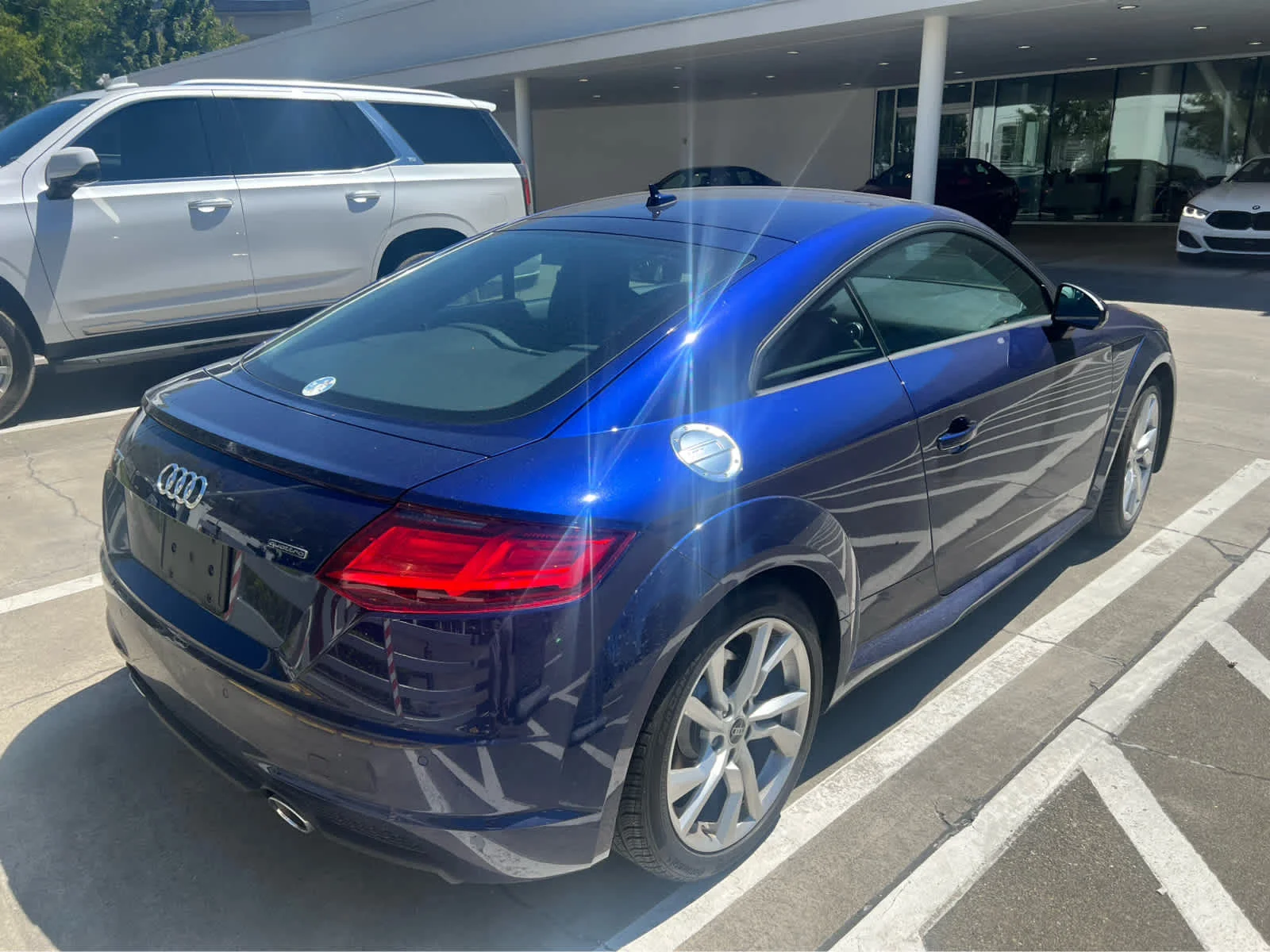 Used 2023 Navarra Blue Metallic Audi  image 1