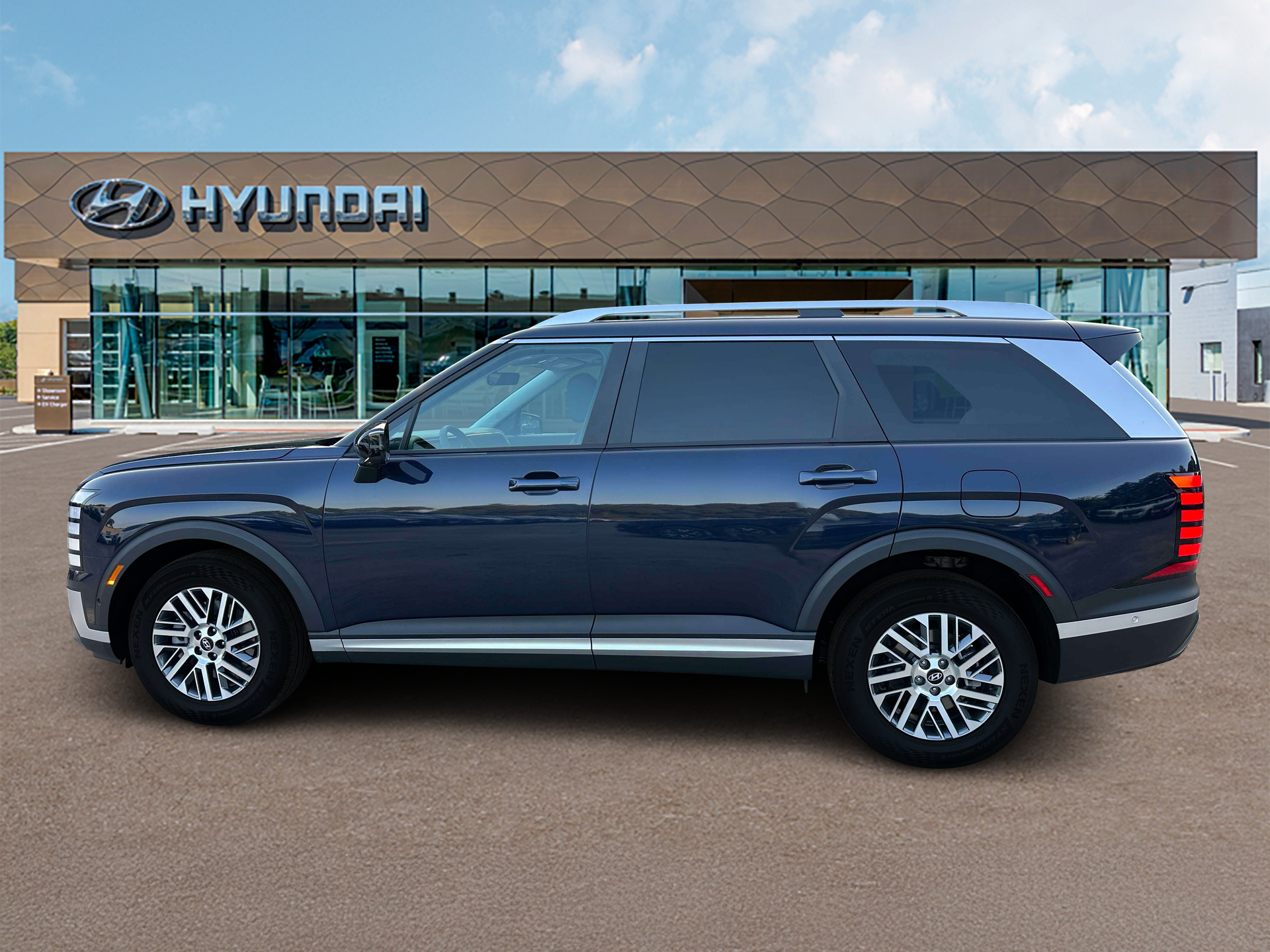 New 2027 Blue Hyundai SEL Premium AWD image 3