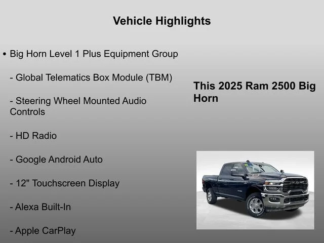 2025 RAM 2500 Big Horn - Photo 23