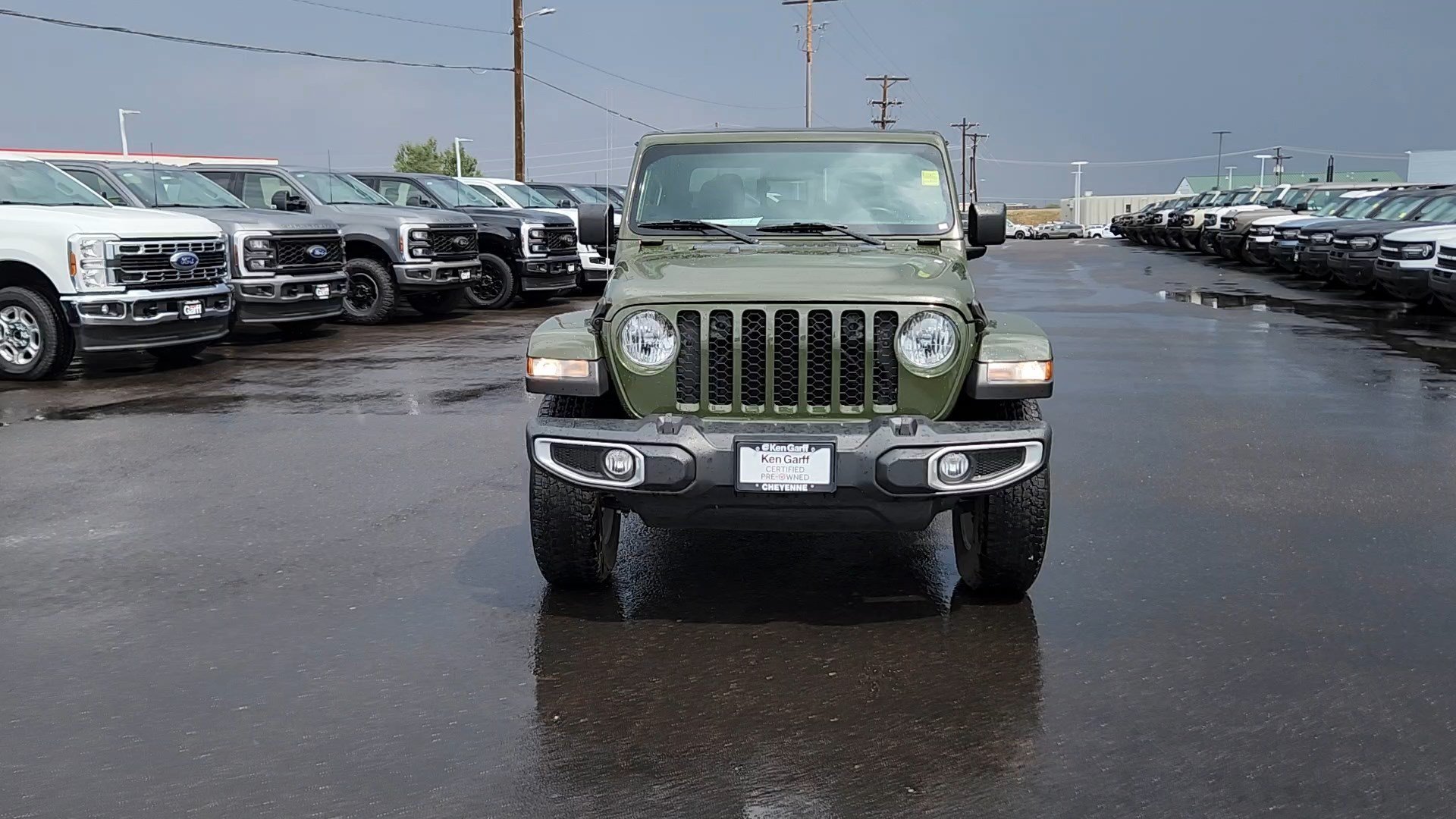 Used 2023 Sarge Green Clearcoat Jeep Sport S image 4