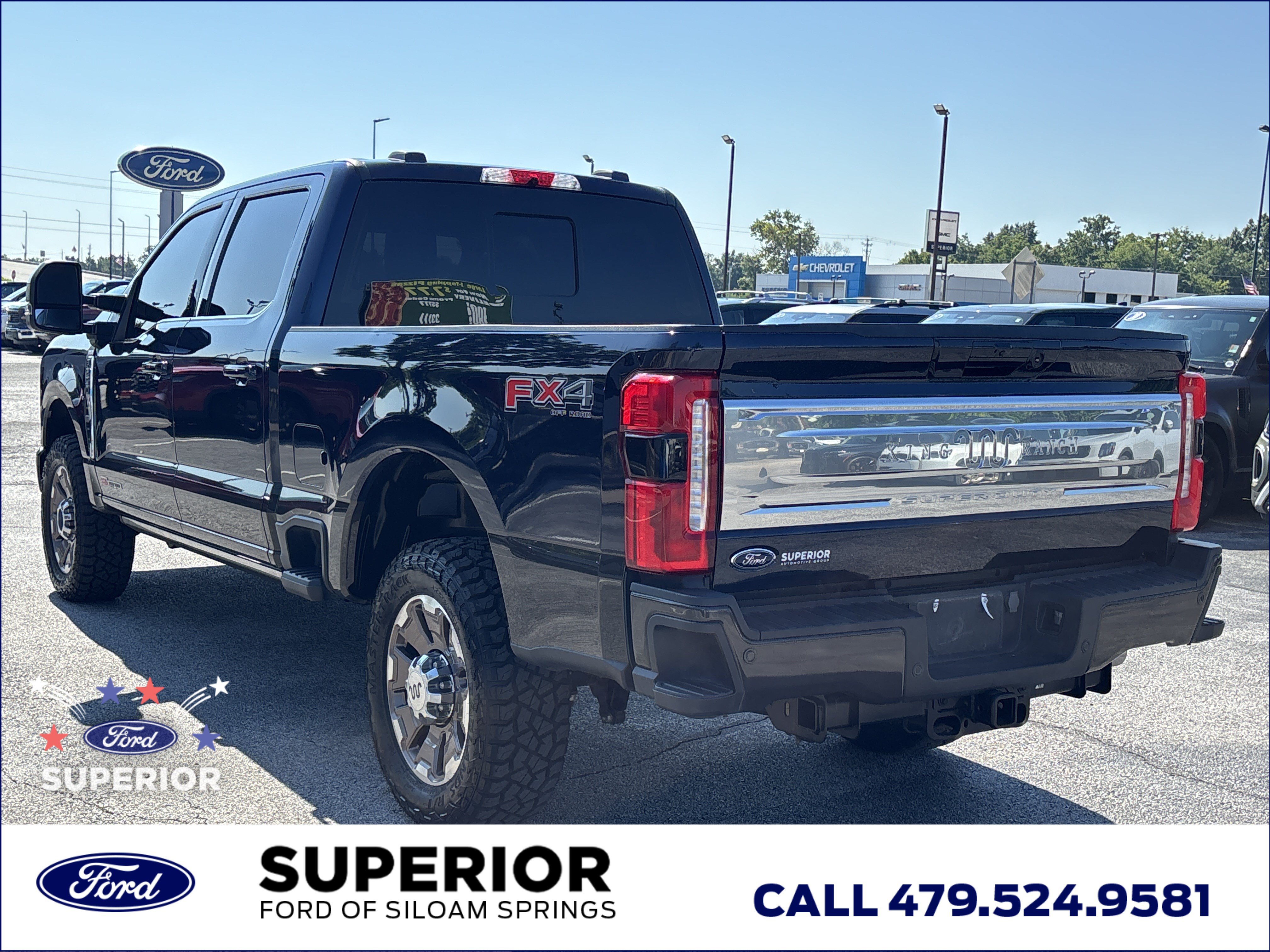 Used 2024 Antimatter Blue Metallic Ford King Ranch CrewCab 4WD image 9