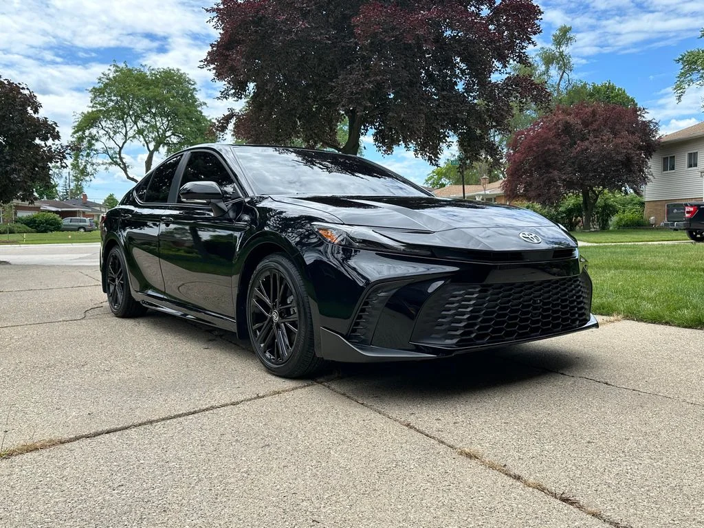 Used 2025 Black Toyota SE image 1