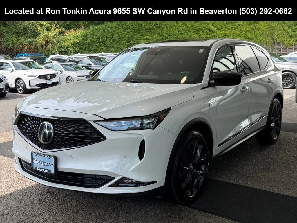 Used 2022 Platinum White Pearl Acura SH-AWD A-SPEC image 35