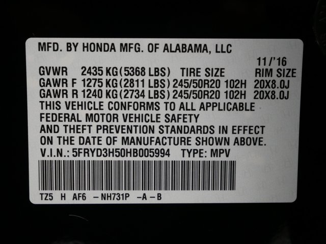 Used 2017 Crystal Black Pearl Acura FWD w/Technology Pkg image 35