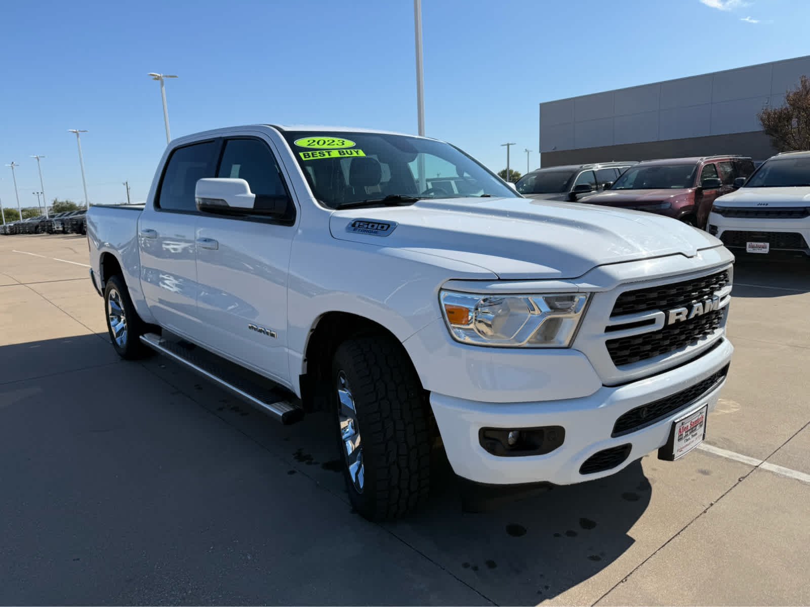 Used 2023 Bright White Clearcoat Ram Big Horn image 4