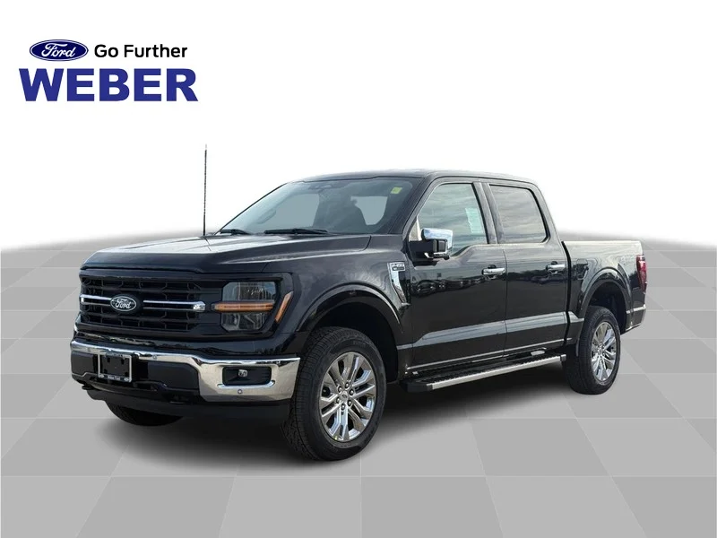 New 2026 Agate Black Metallic Ford XLT 4WD SuperCrew 5.5
