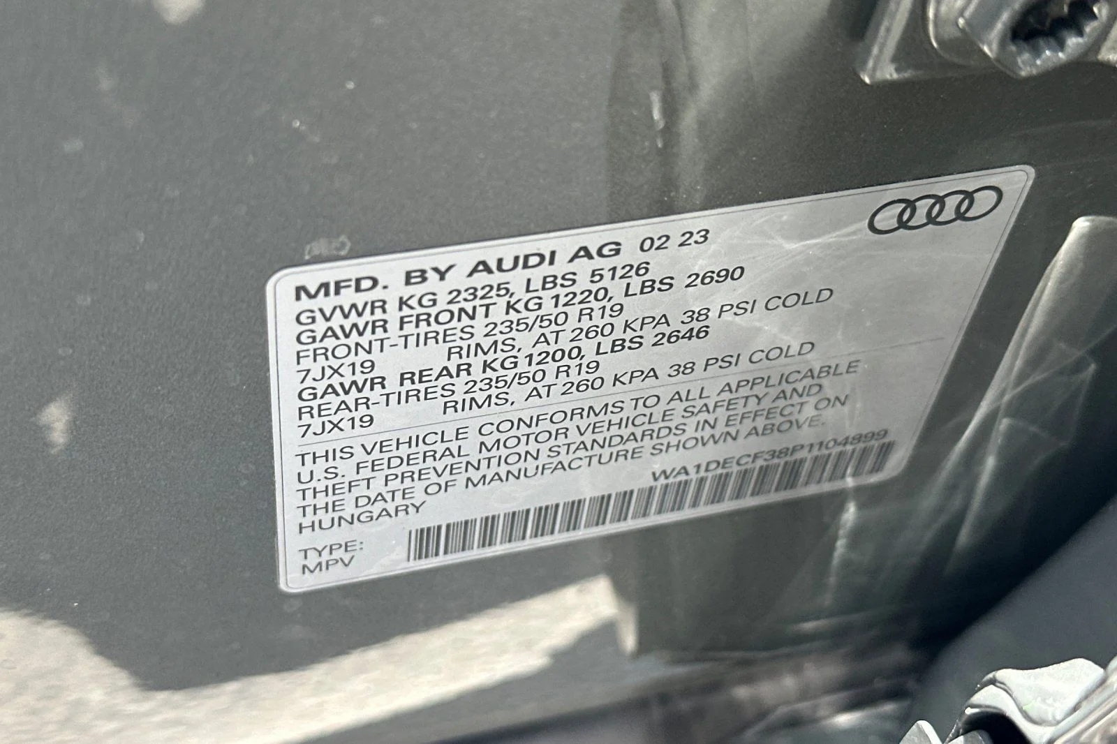 Used 2023 Gray Audi Premium image 29