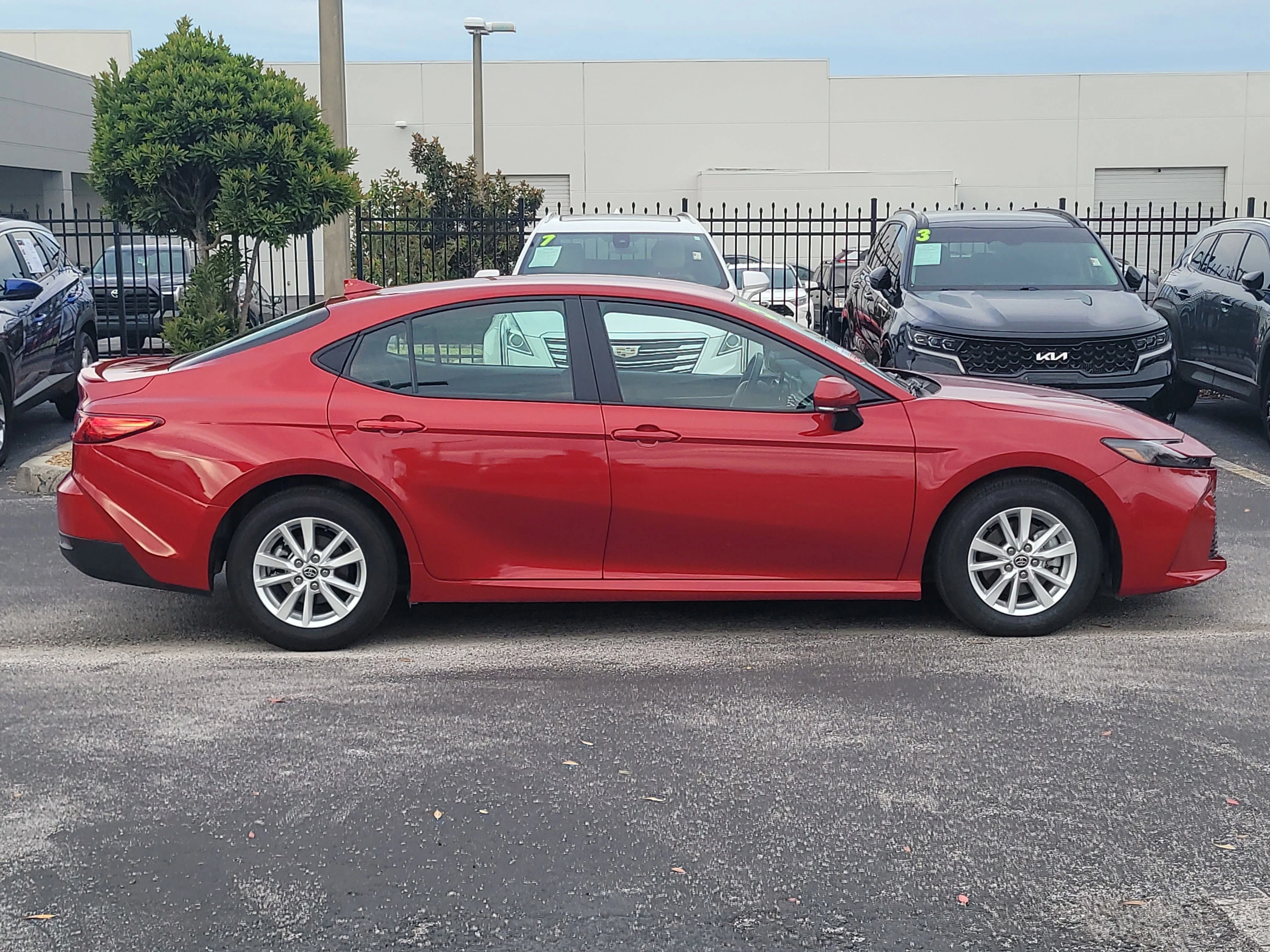 Certified Used 2025 Red Toyota LE image 7
