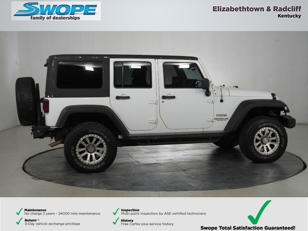 Used 2013 Jeep Wrangler Unlimited Sport with VIN 1C4HJWDG0DL518429 for sale in Elizabethtown, KY