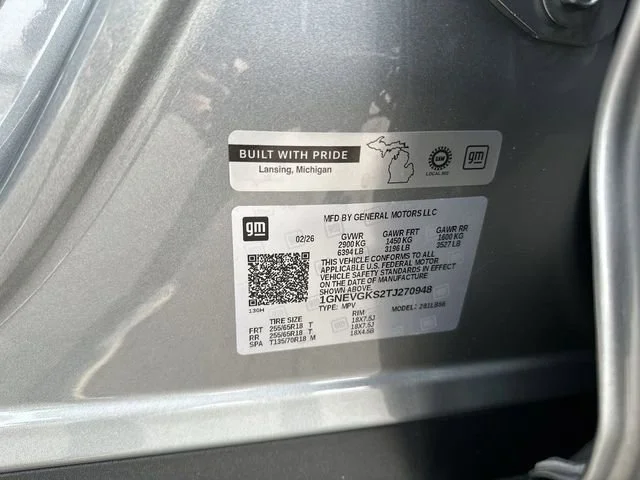 New 2026 Sterling Gray Metallic Chevrolet LT image 35