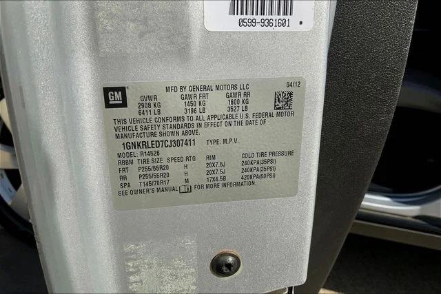 Used 2012 Silver Ice Metallic Chevrolet LTZ image 31