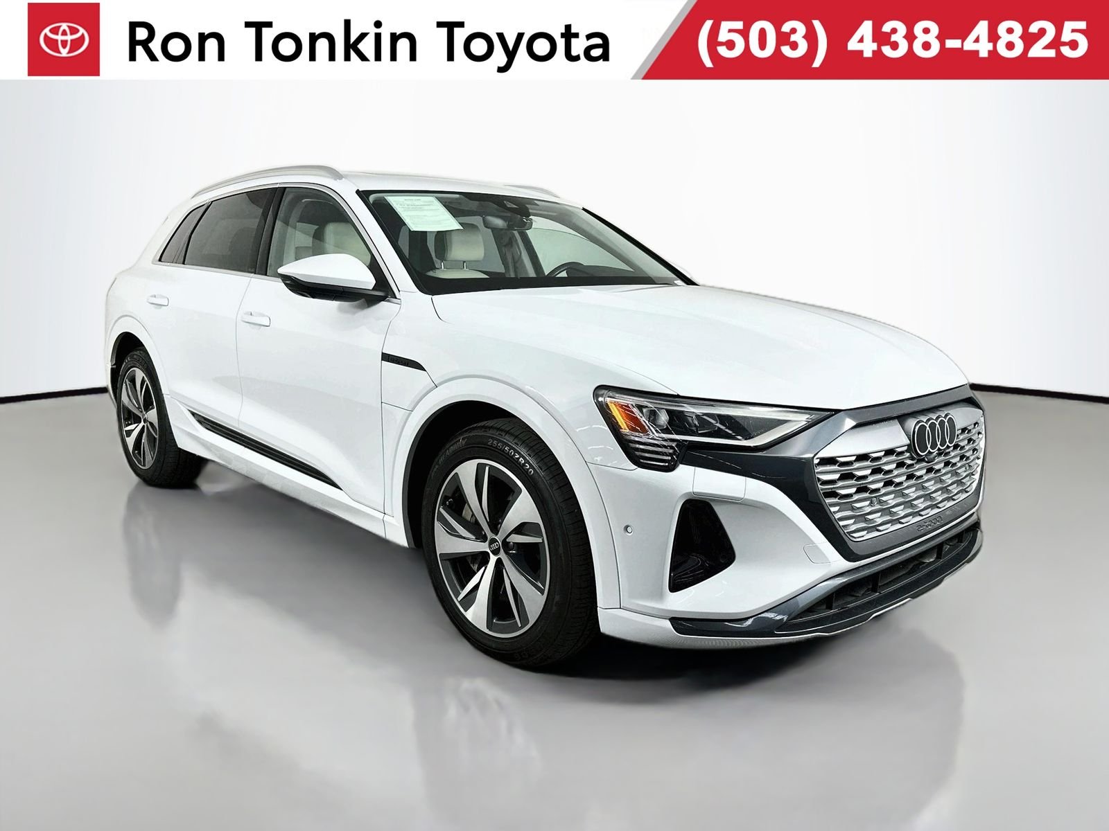 Used 2024 Glacier White Metallic Audi Premium Plus image 1
