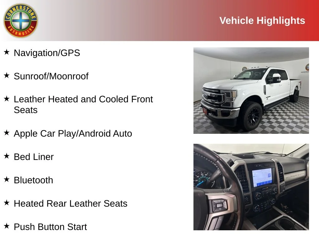 Used 2021 Ford F-250 Super Duty Lariat with VIN 1FT7W2BT8MED34897 for sale in Elk River, Minnesota
