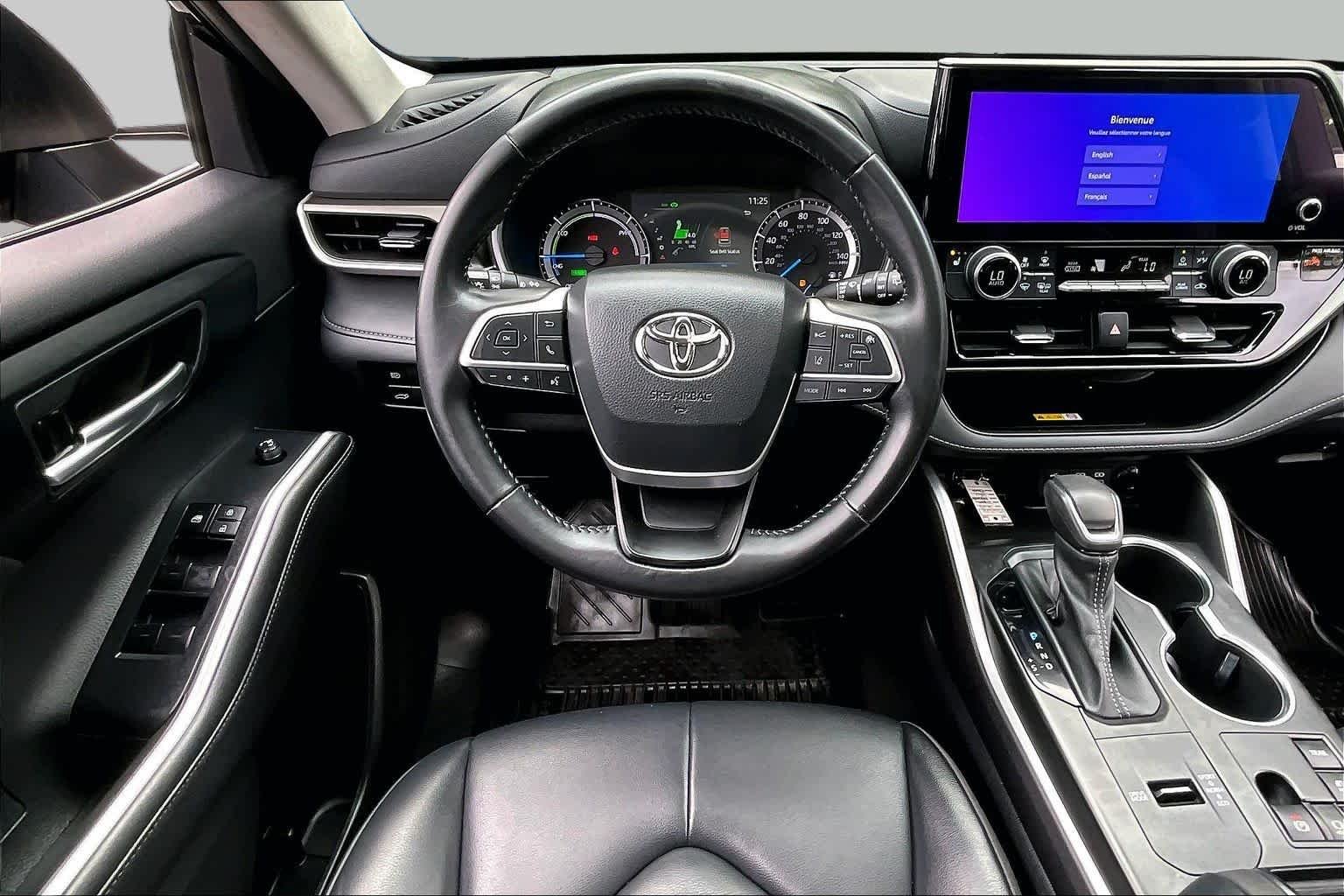 Used 2023 Midnight Black Metallic Toyota Hybrid XLE image 6