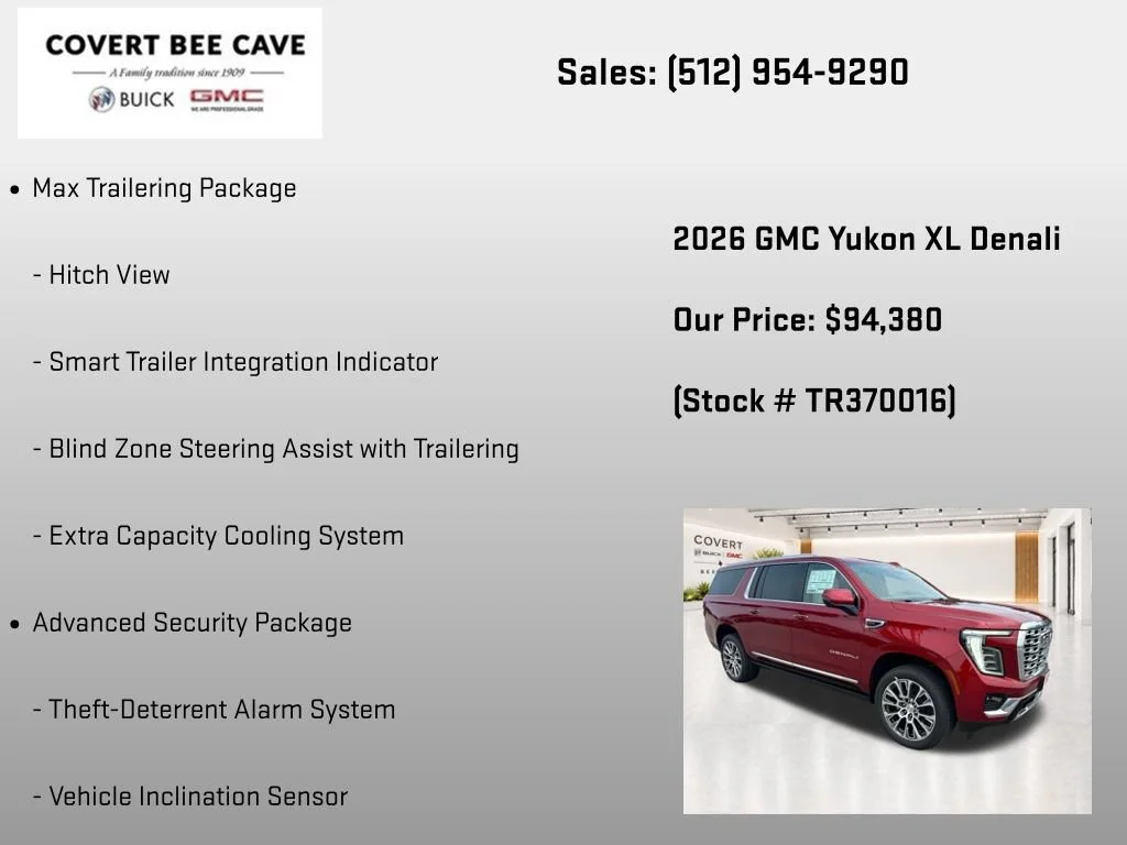New 2026 Volcanic Red Tintcoat GMC Denali image 25