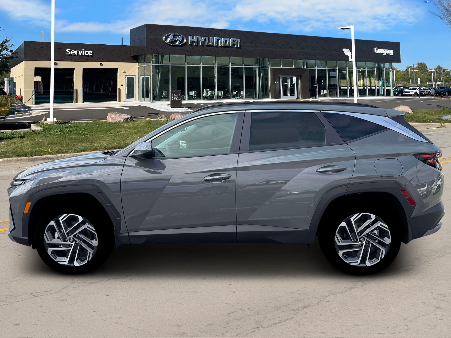 New 2026 Gray Hyundai SEL Plus AWD image 3