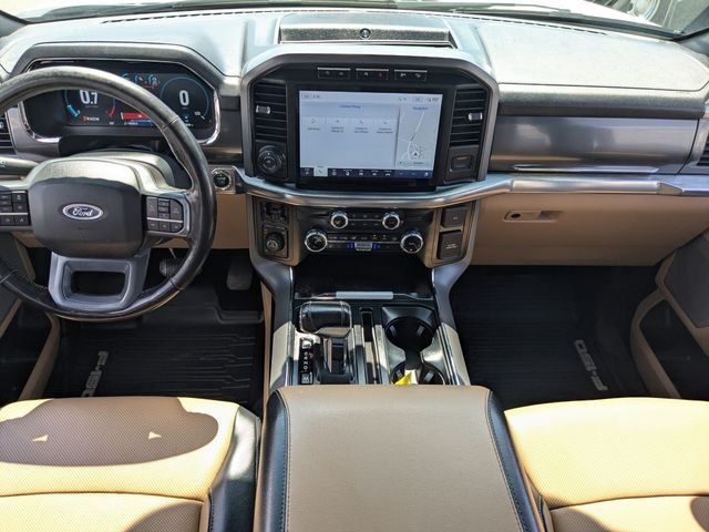 Used 2023 White Metallic Ford Lariat image 11