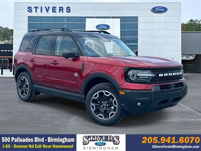 New 2026 Ruby Red Metallic Tinted Clearcoat Ford Outer Banks image 1