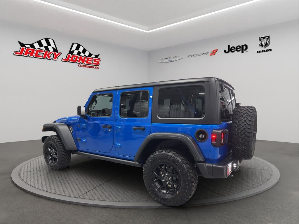 New 2026 Hydro Blue Pearl-Coat Exterior Paint Jeep Willys image 7