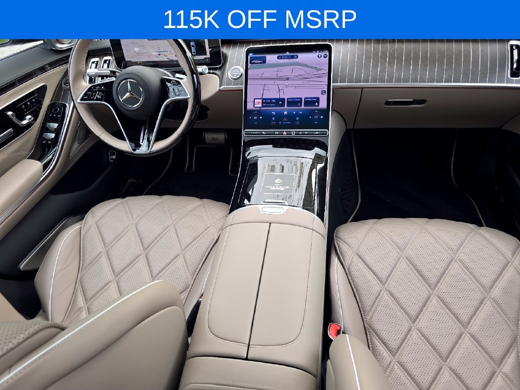 New 2025 MANUFAKTUR Moonlight White Metallic Mercedes-Benz Maybach S 680 image 34