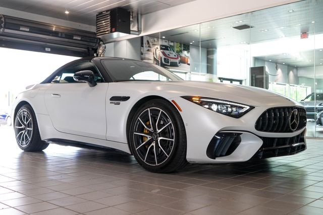 Certified Used 2022 White Mercedes-Benz SL 63 AMG® image 2