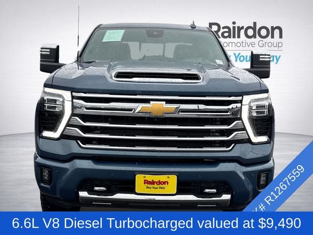 Used 2024 Lakeshore Blue Metallic Chevrolet High Country image 2