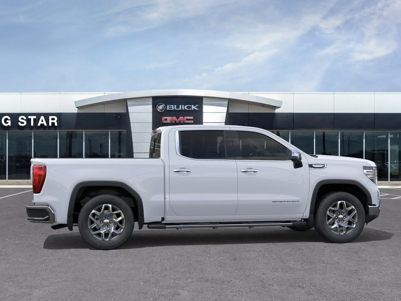 New 2026 Glacier White Tricoat GMC SLT image 5