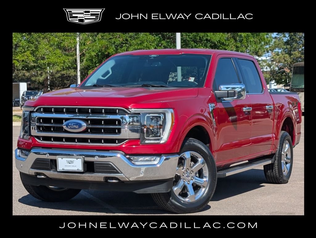 Used 2022 Red Ford Lariat image 1