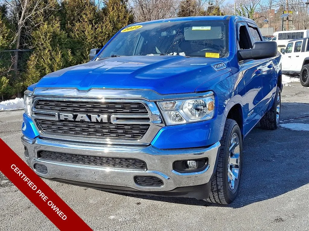 Used 2022 Hydro Blue Pearlcoat Ram Big Horn image 4