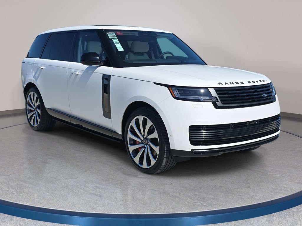 New 2025 Icy White Satin Land Rover SV LWB image 3