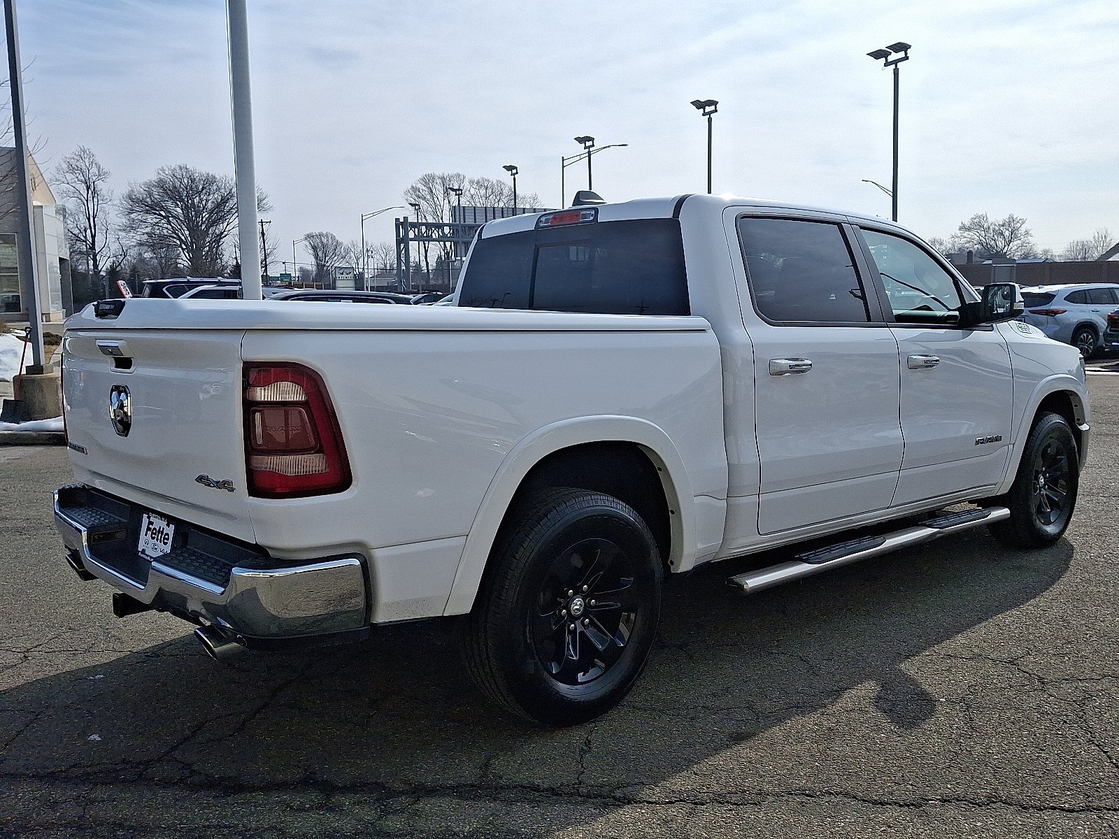 Used 2022 Bright White Clearcoat - PW7 Ram Laramie Crew Cab 4x4 5