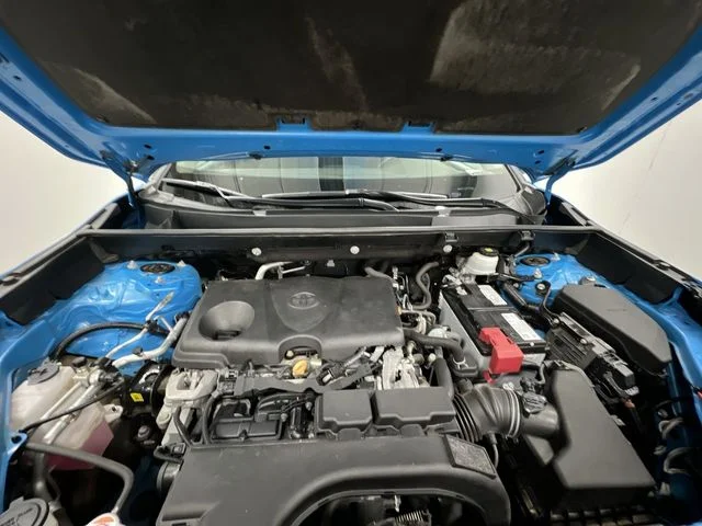 Certified Used 2021 Blue Toyota LE image 27