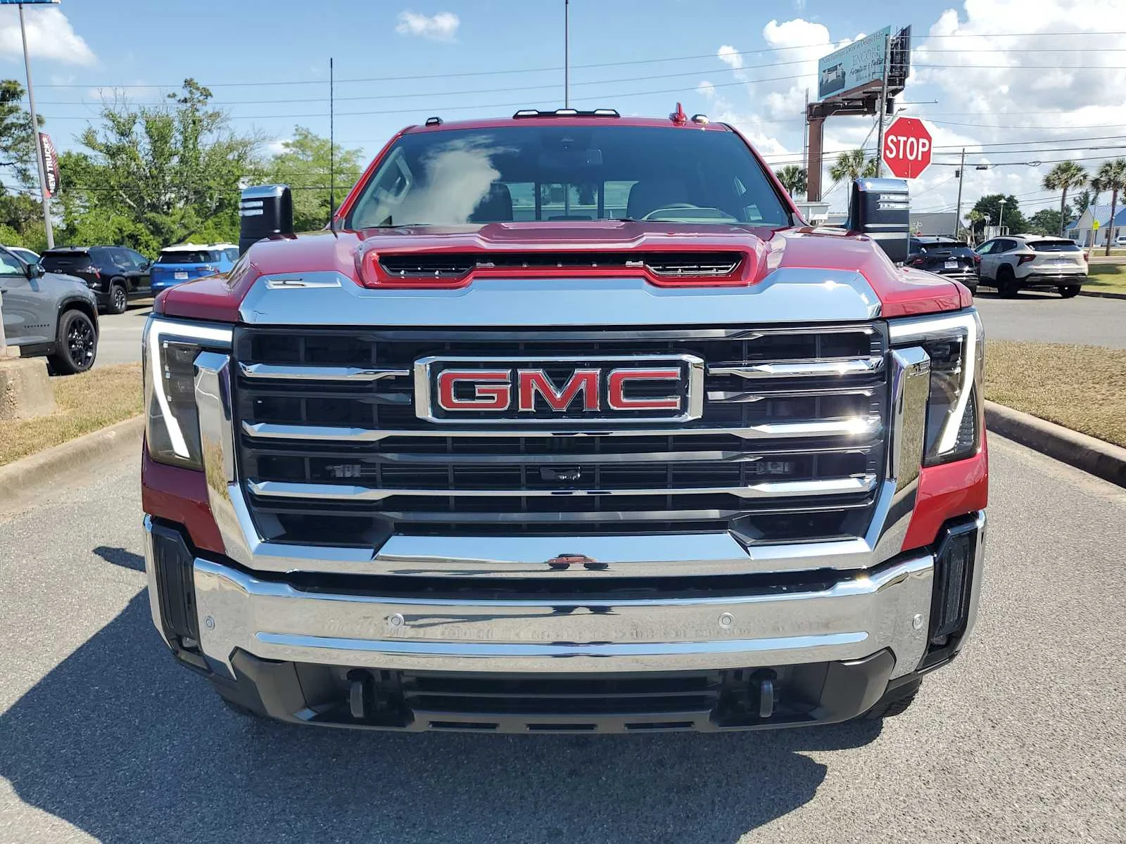 New 2026 Volcanic Red Tintcoat GMC SLT image 9