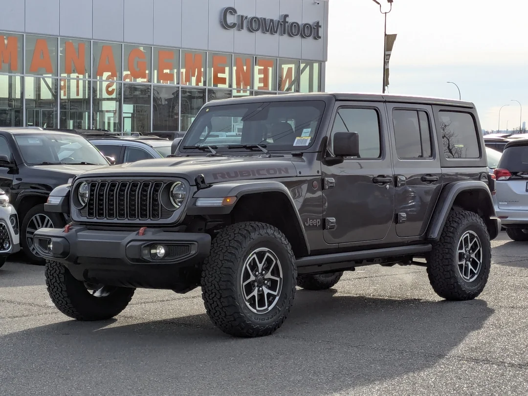 New 2026 Grey Jeep Rubicon - - 4x4 - Nappa Lthr - 3-Pc Hardtop - Safety Grp - 8- Spd Auto - Remote Start & More! image 4