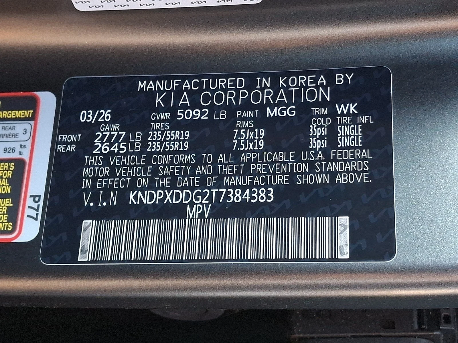 New 2026 Shadow Matte Gray Kia SX Prestige image 13