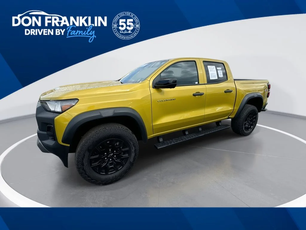 Used 2023 Yellow Chevrolet Trail Boss image 1