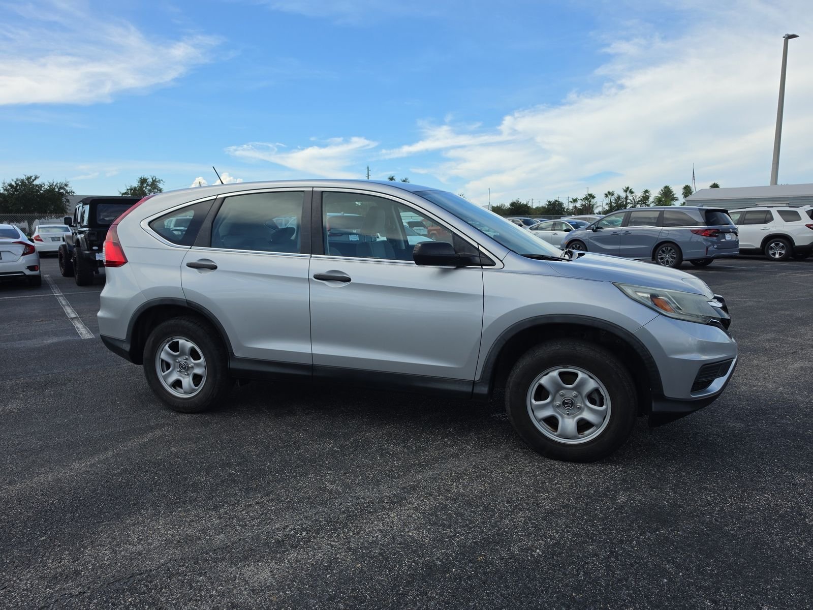 Used 2015 Honda CR-V LX with VIN 3CZRM3H38FG703582 for sale in Port Richey, FL