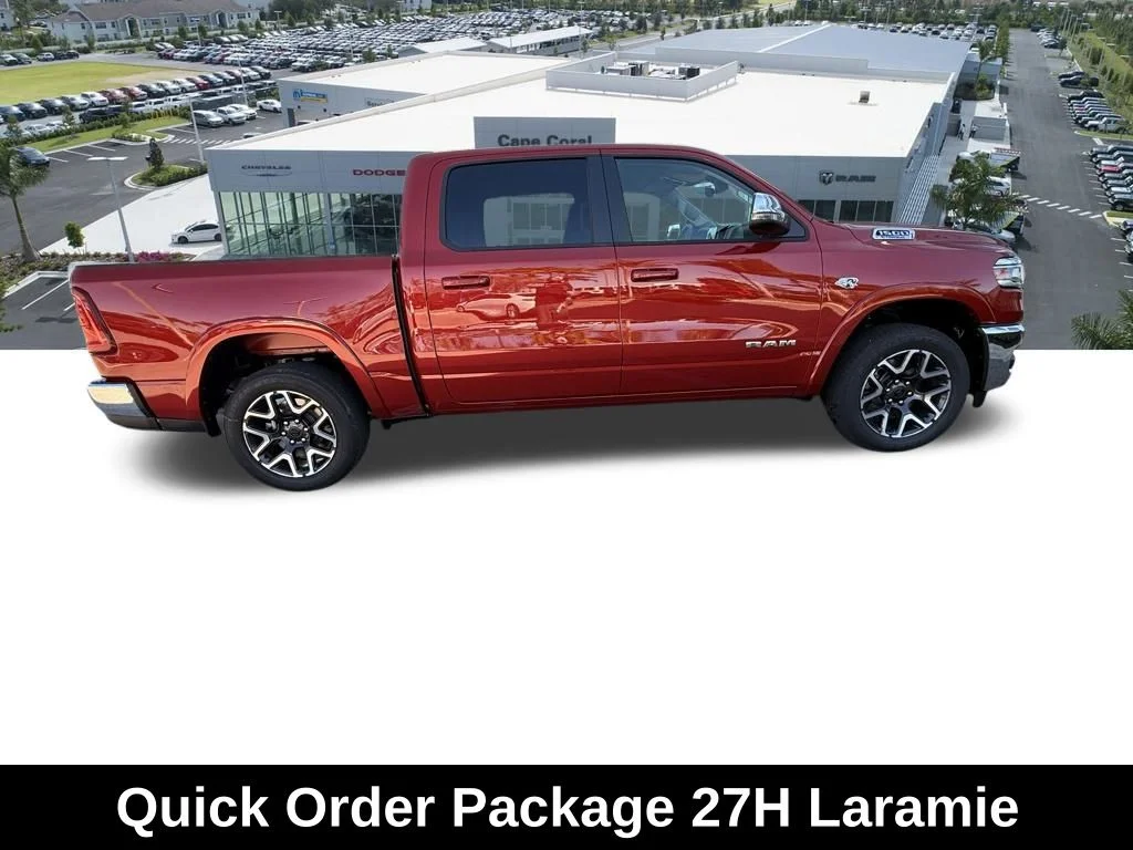 New 2026 Molten Red Pearl-Coat Exterior Paint RAM Laramie image 3