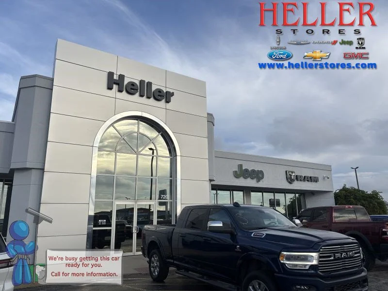 Used 2022 Patriot Blue Pearlcoat Ram Laramie image 1