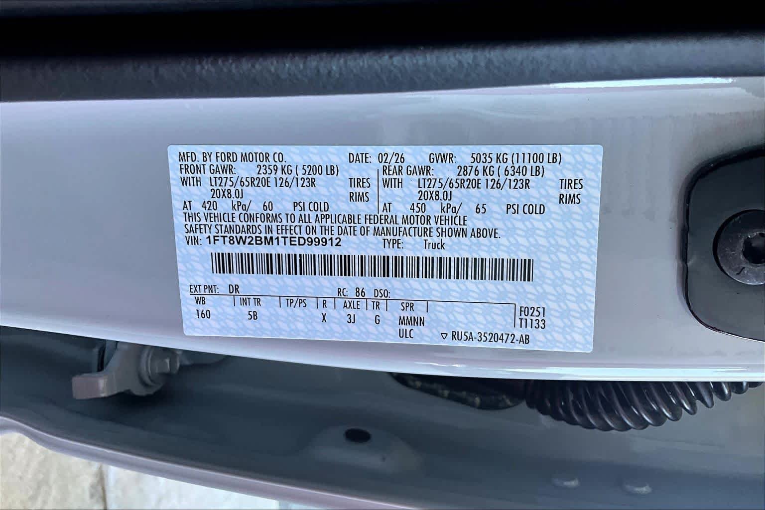New 2026 Avalanche Ford F-250® Lariat® image 18