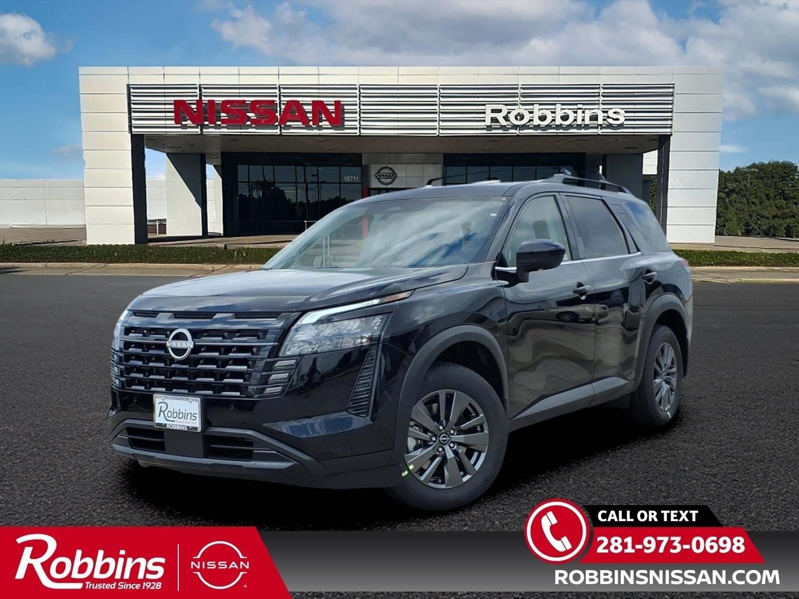 2026 Nissan Pathfinder SV Black at Robbins Nissan