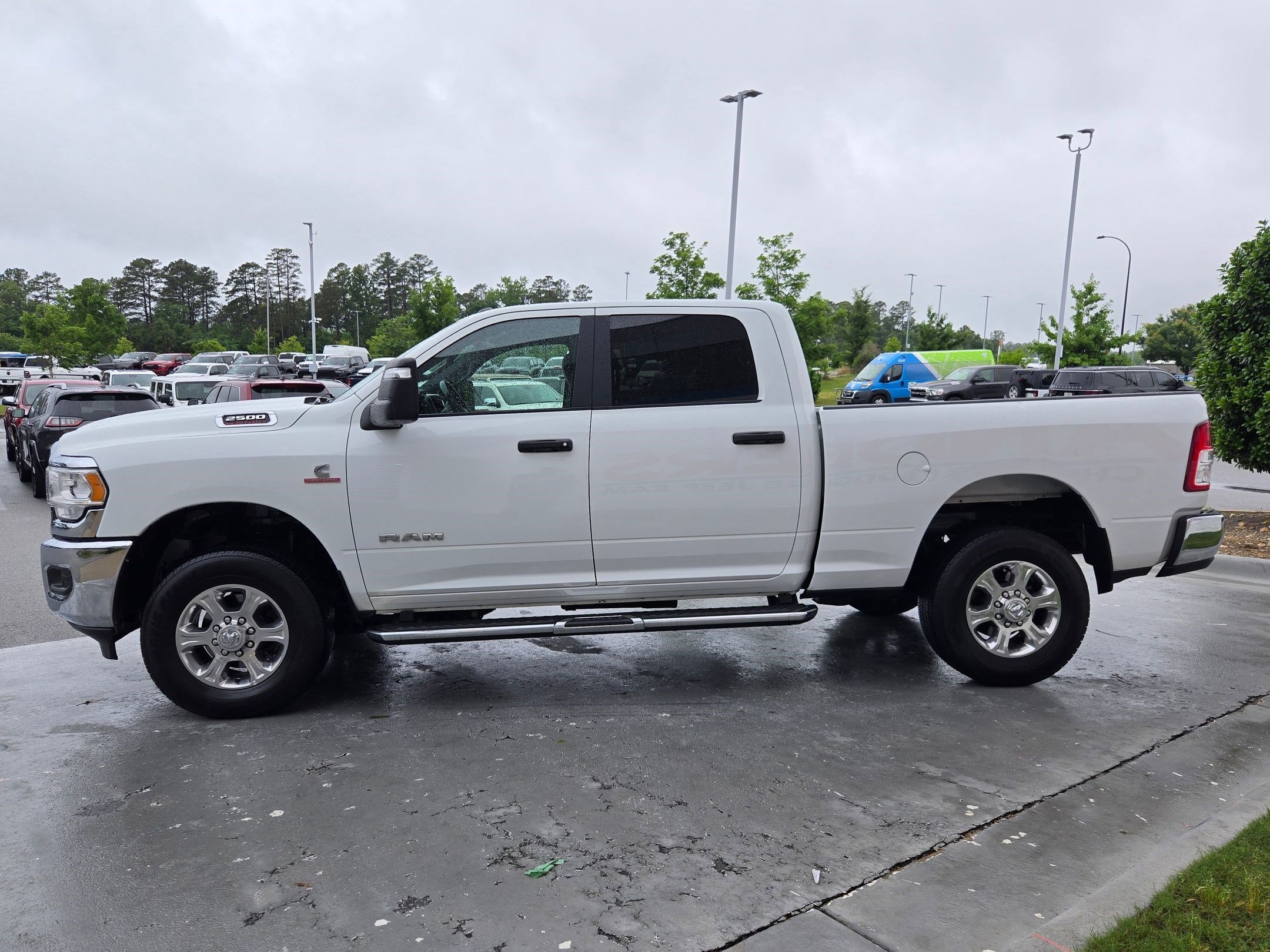 Used 2024 Bright White Clearcoat RAM Big Horn image 4