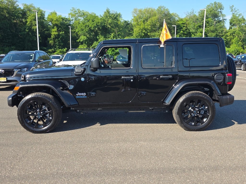 Certified Used 2025 Black Clear Coat Jeep Sahara 4xe image 12