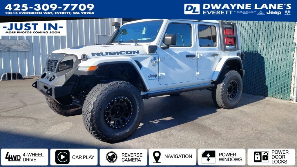 Used 2023 White Jeep Rubicon 4xe image 1