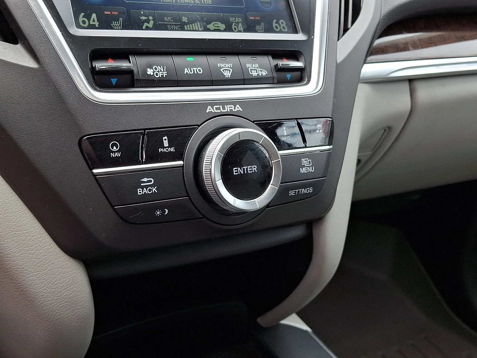 Used 2017 Fathom Blue Pearl Acura w/Technology Pkg image 16
