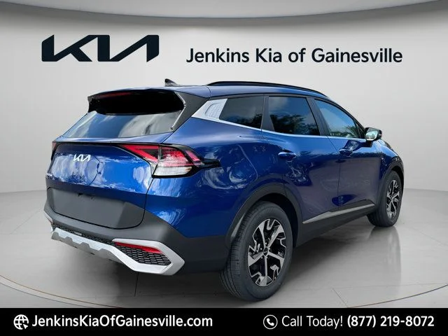 Used 2025 Blue Kia EX image 3
