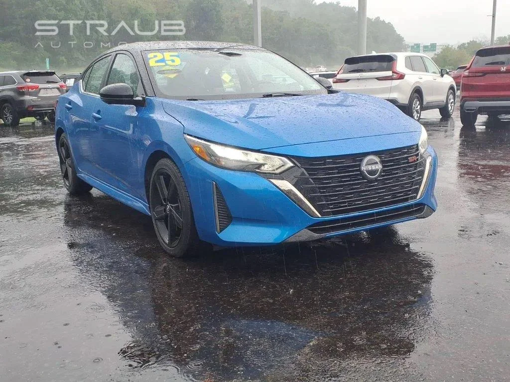 Used 2025 Electric Blue Metallic/Super Black Nissan SR image 1